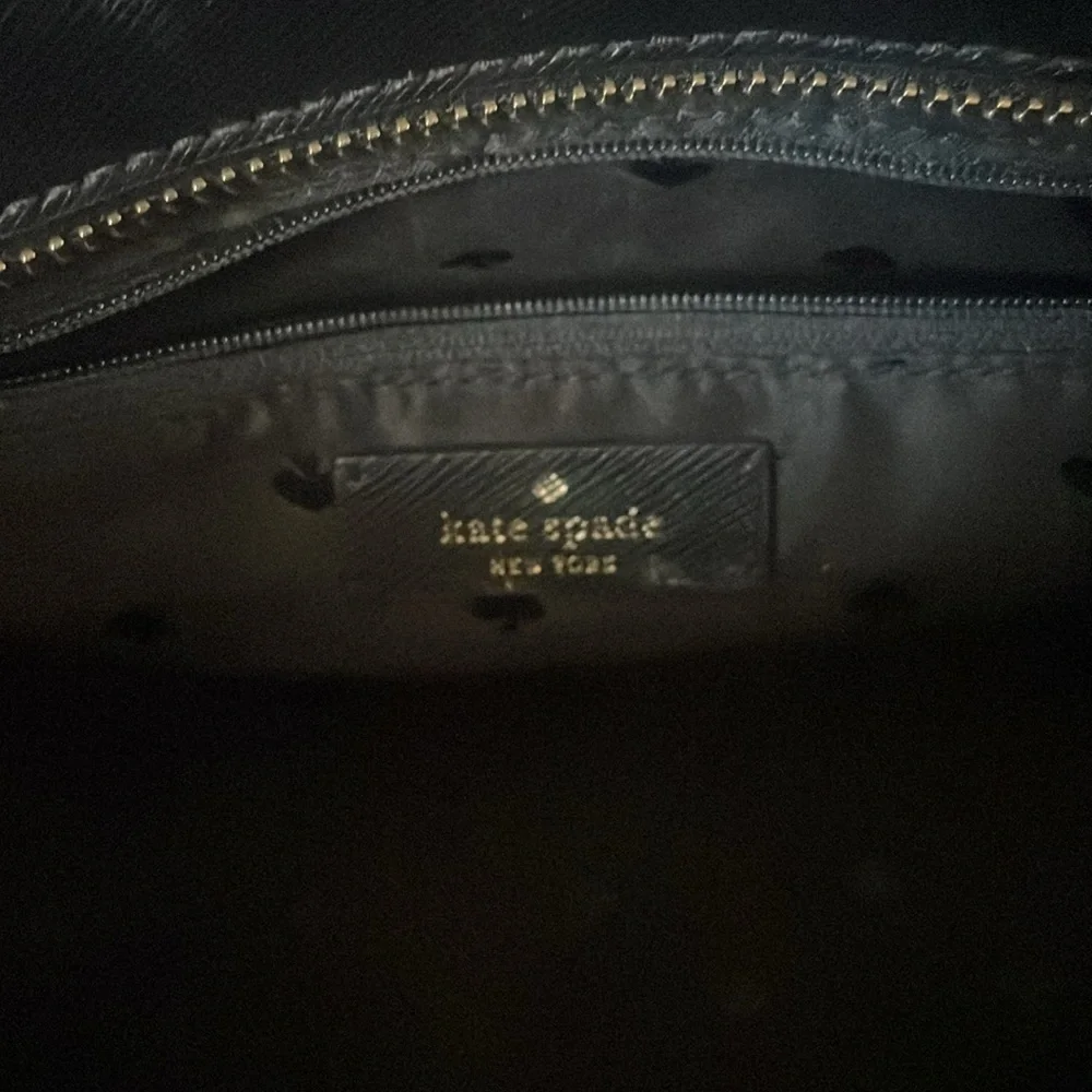 Kate Spade Black Crossbody Bag Madison Medium Satchel Bag - Picture 6 of 7